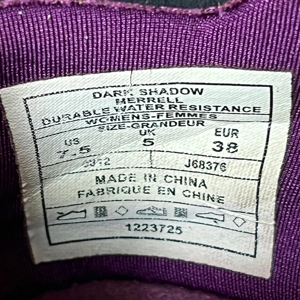 Merrell Pace Glove Minimalist Running Shoes‎ Gray Purple Womens 7.5 UK 5 EU 38